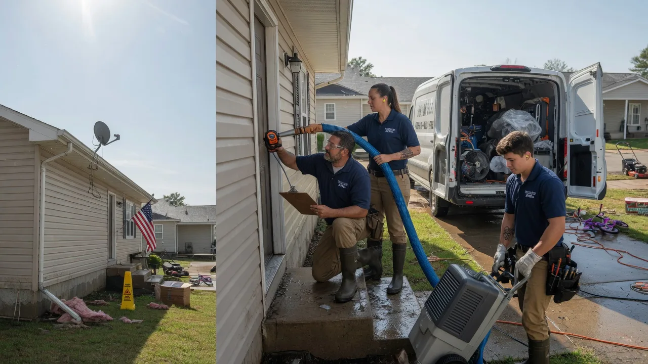 Ceiling Water Damage Restoration in Cyril, OK near me